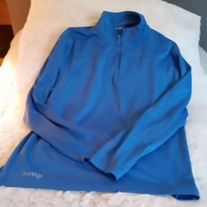 Men's Izod XXL 1/4 zip pullover blue EUC PerformX